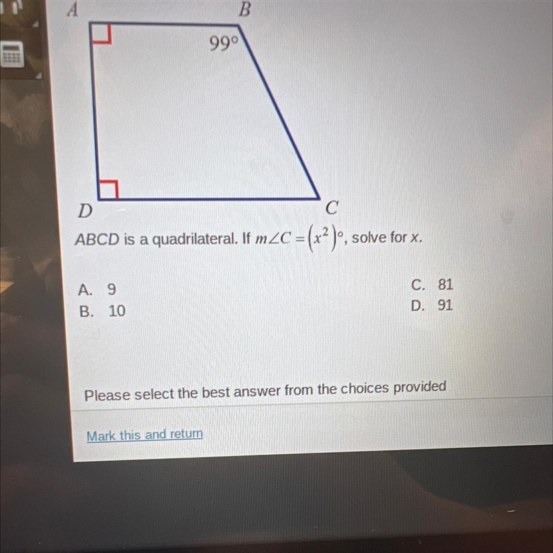 ABCD is a quadrilateral. If m-example-1