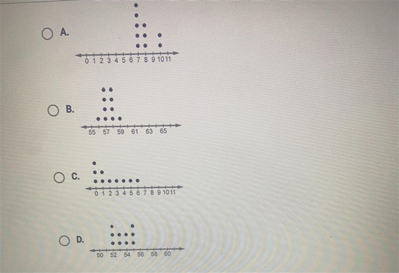 Which data set has a variation, or mean absolute deviation, similar to the dataset-example-2