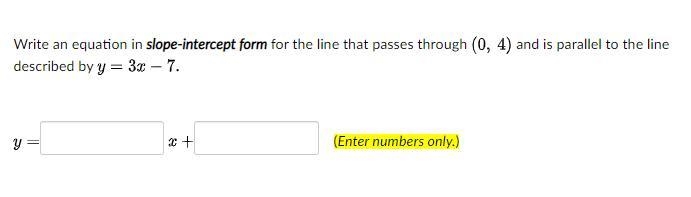 Write an equation in slope-intercept form for the line that passes through and is-example-1