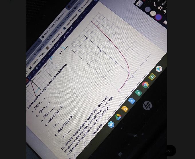 T Lesson_3_Solve_for_y_Practice.pd 100 15 12. Use the graph to the right to evaluate-example-1