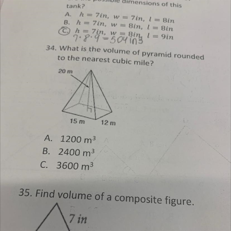 What is the volume of pyramid rounded to the nearest cubic mile-example-1