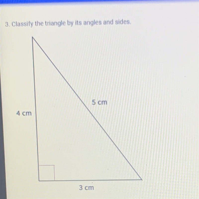 Classify the triangle by its angles and sides A. Right scalene B. Obtuse isosceles-example-1