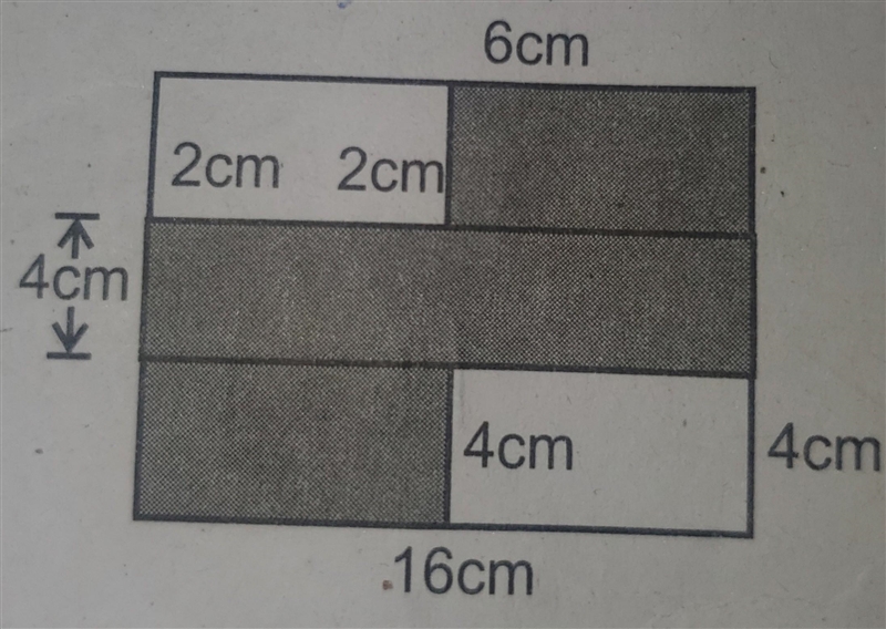 Find the areas of the shaded parts.​-example-1