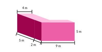 The figure below is made of 2 rectangular prisms. What is the volume of this figure-example-1