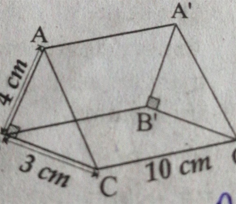 Find the volume of the given prism. Ans:60cm^3​-example-1