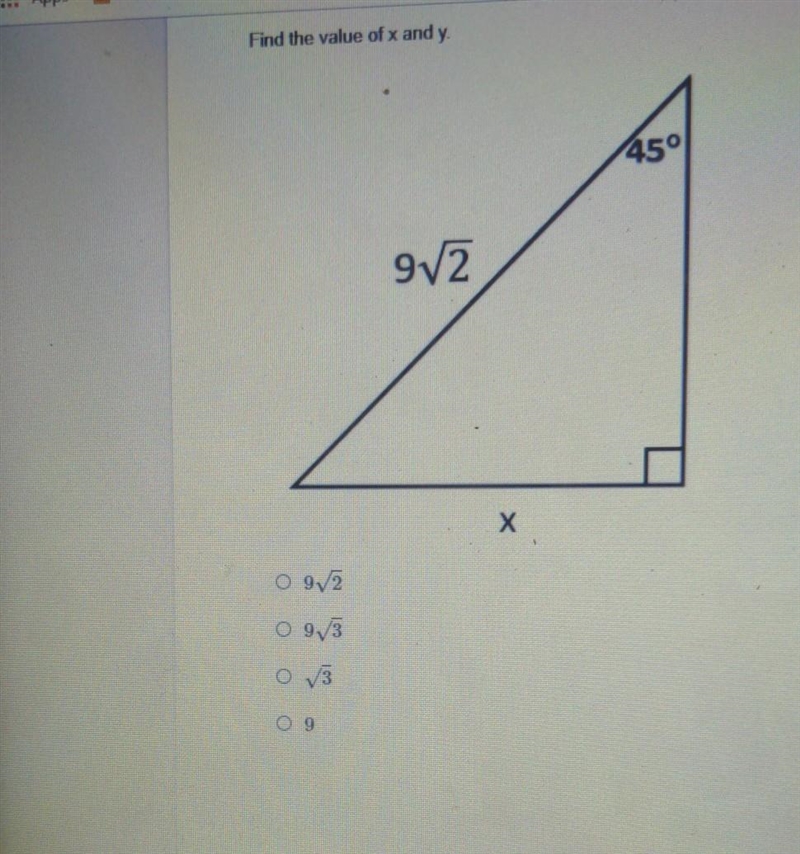 How do I find the length of x and y?-example-1