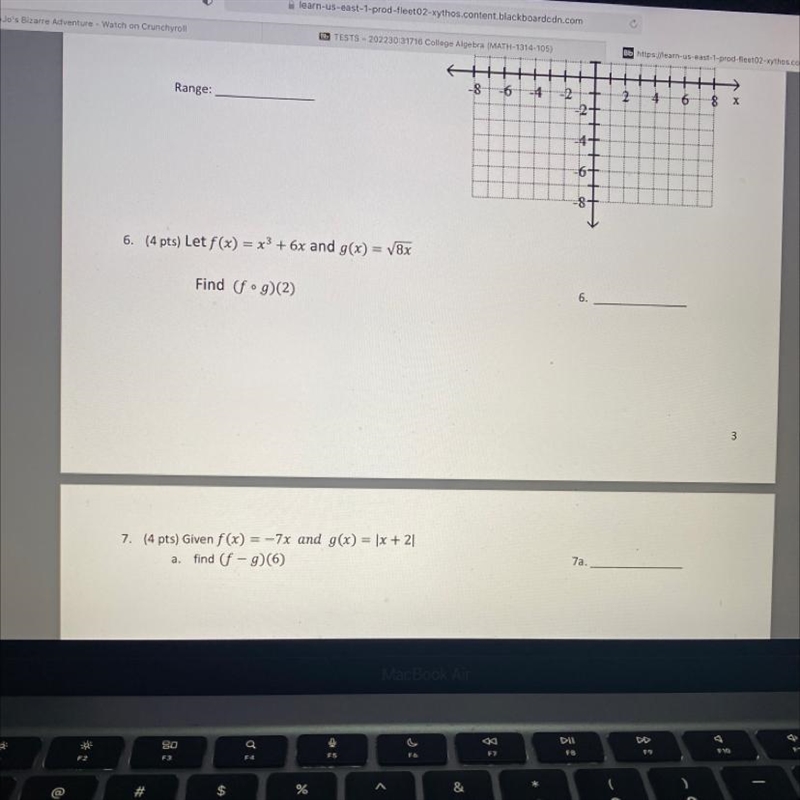 I need help with getting to the answer to number 6-example-1