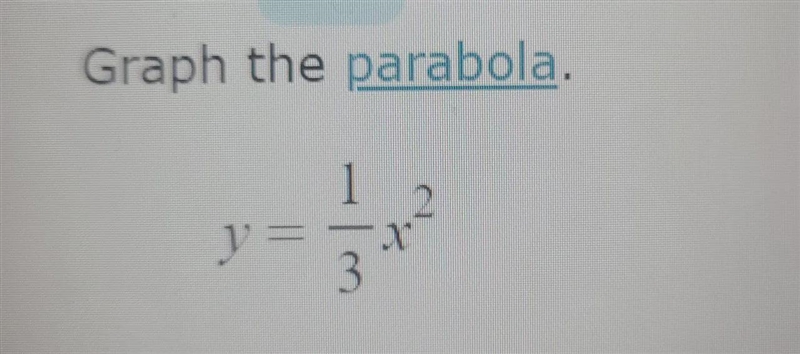 Need 5 points. the vertex, 2 points to the left of vertex, & 2 points to the right-example-1