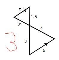 Find x, y for figures 1, 2, and 3 shown on the pictures below-example-3