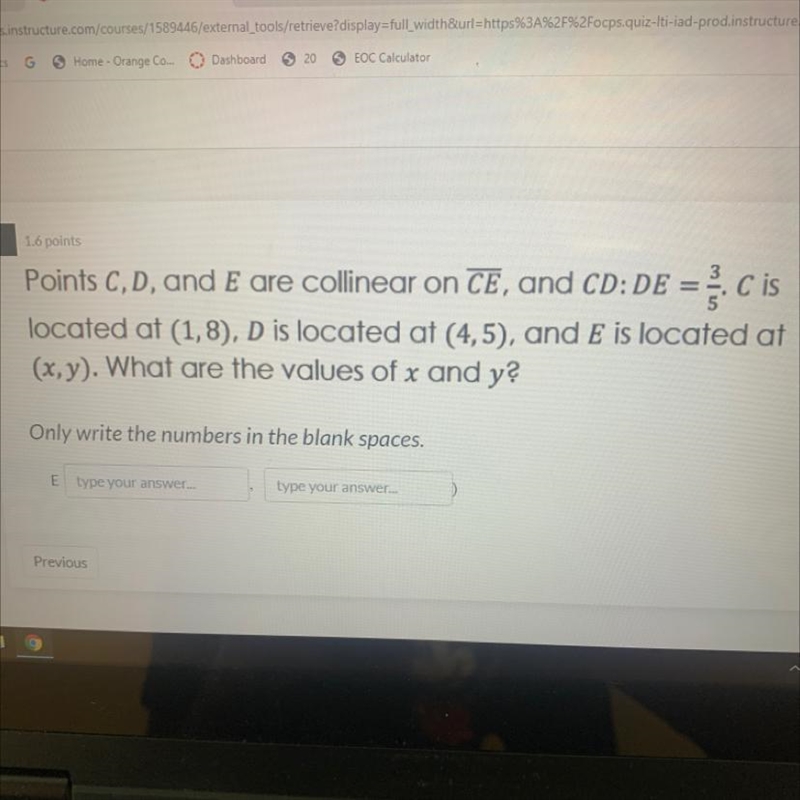 Only write the numbers in the blank spaces what are the values of x and y-example-1