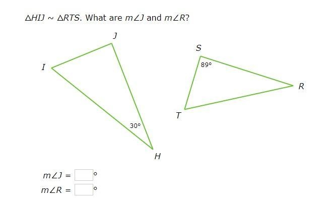 What is angle J and angle R?-example-1