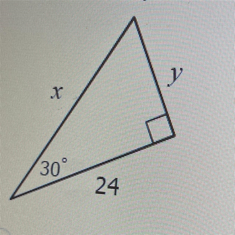 PLS HELP Find the value of x and y.-example-1