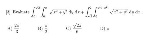 Multivariable Calculus Evaluate the following expression.-example-1