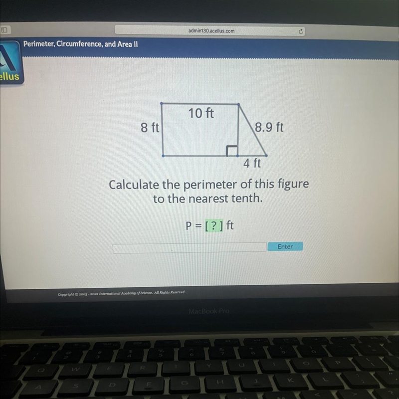 Calculate the perimeter of this figure to the nearest 10th-example-1