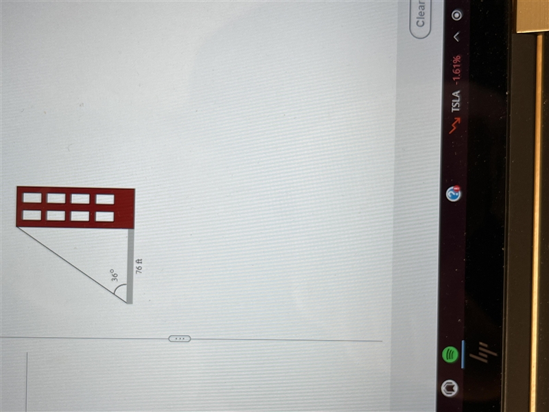 How tall is a building that casts a 76-ft shadow when the angle of elevation of the-example-2