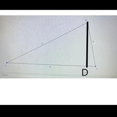 In terms of trigonometry ratios for triangle ABD, what is the length of line BD insert-example-1