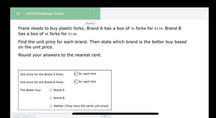 I don’t understand how to find the unit price. Can you explain step by step please-example-1