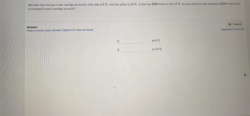 What is at 6% interest And what is at 14% interest-example-1