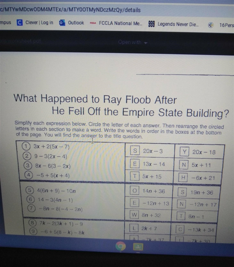 I have this math worksheet and I need help doing the rest it's really confusing me-example-1