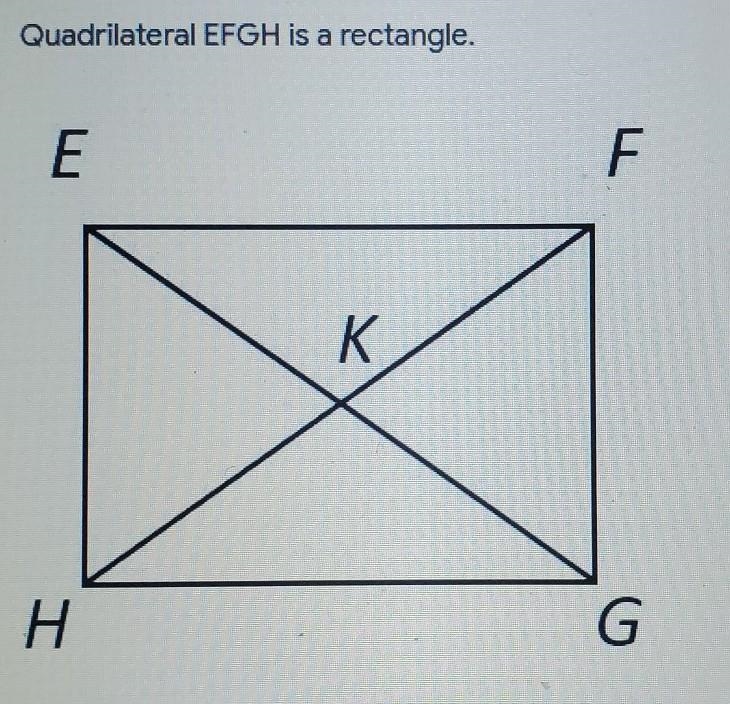 If EF= 5x- 4 and HG = 3x +4, find EF-example-1