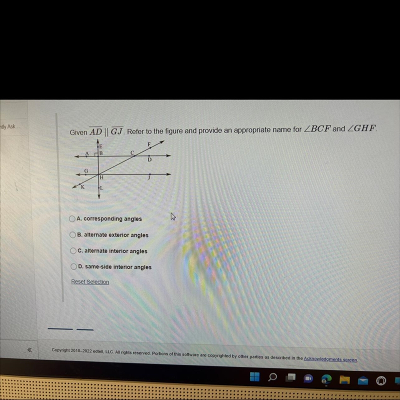 Refer to the figure and provide an appropriate name for BCF AND GHF.-example-1