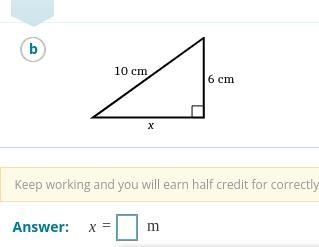 Solve using pythagorean theorum! problem is in picture!-example-1