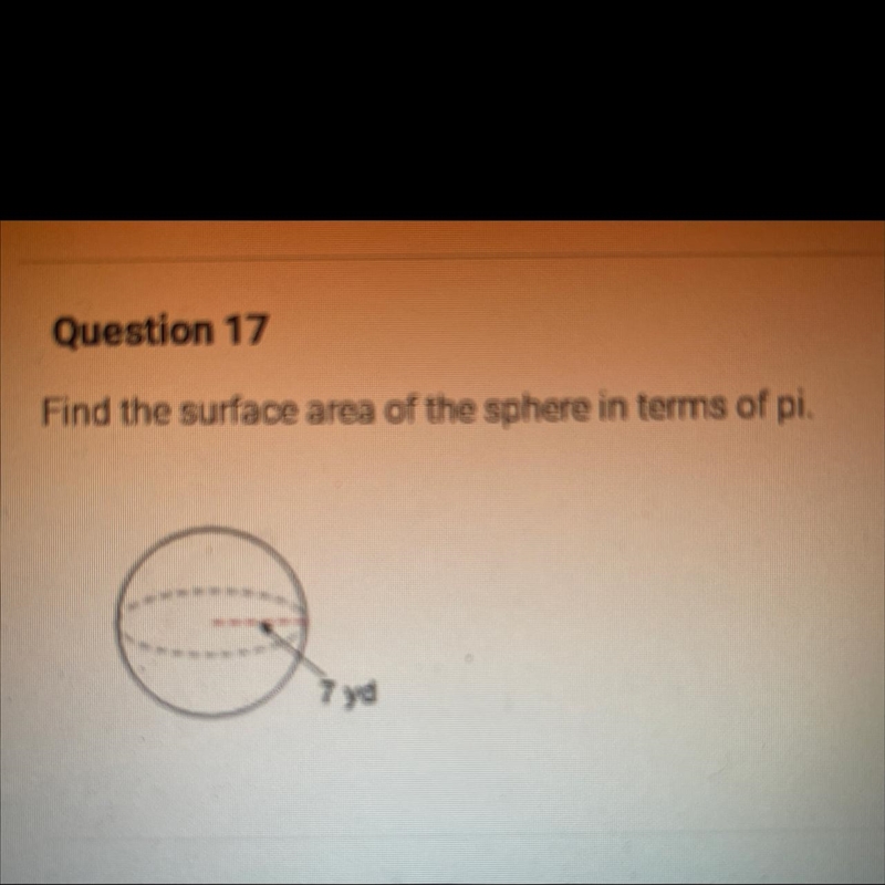 How do I find the surface area of the spirit in terms of pi?-example-1