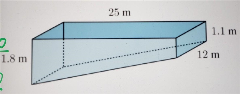 Find the surface area of the sides and base of this swimming pool. answer is 407-example-1