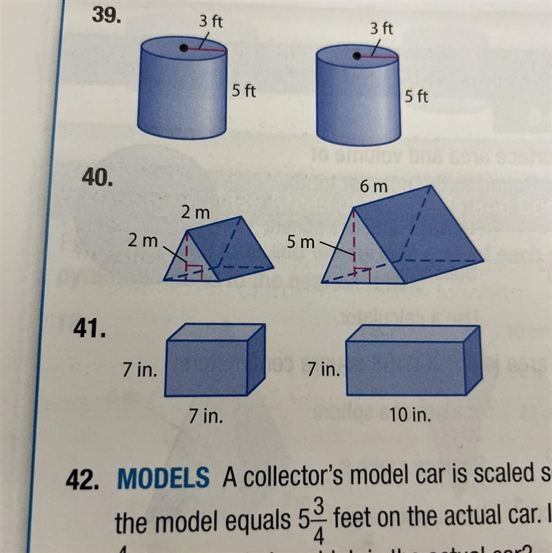 12-8 Congruent and Similar SolidsDetermine whether each pair of solids is similar-example-1