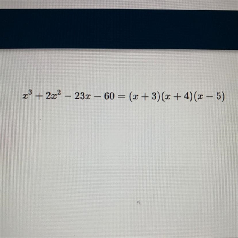 I need the answer to thisI wanted to know the correct roots for each polynomial equation-example-1