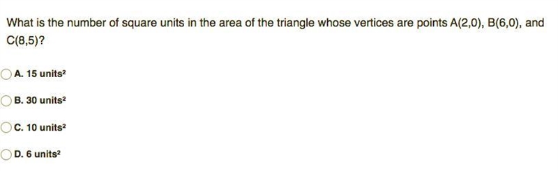 What is the number of square units in the area of the triangle whose vertices are-example-1