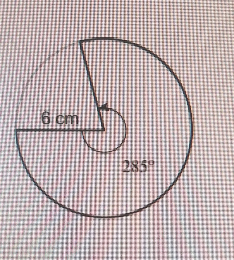 I need help to find the area of the sector with an exact reduced fraction. I will-example-1