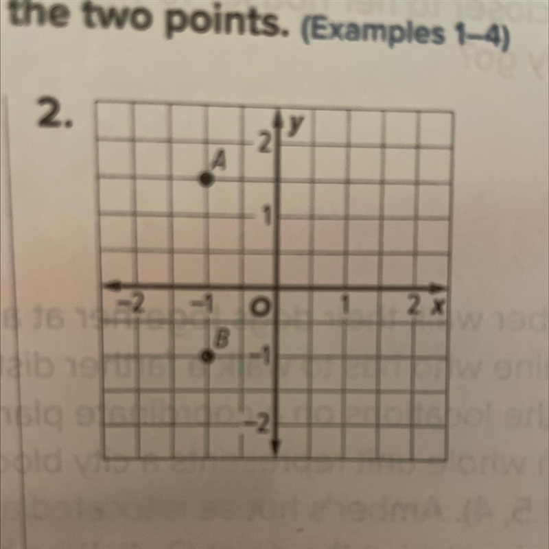 Find the Horizontal or Vertical distance between the two points:-example-1