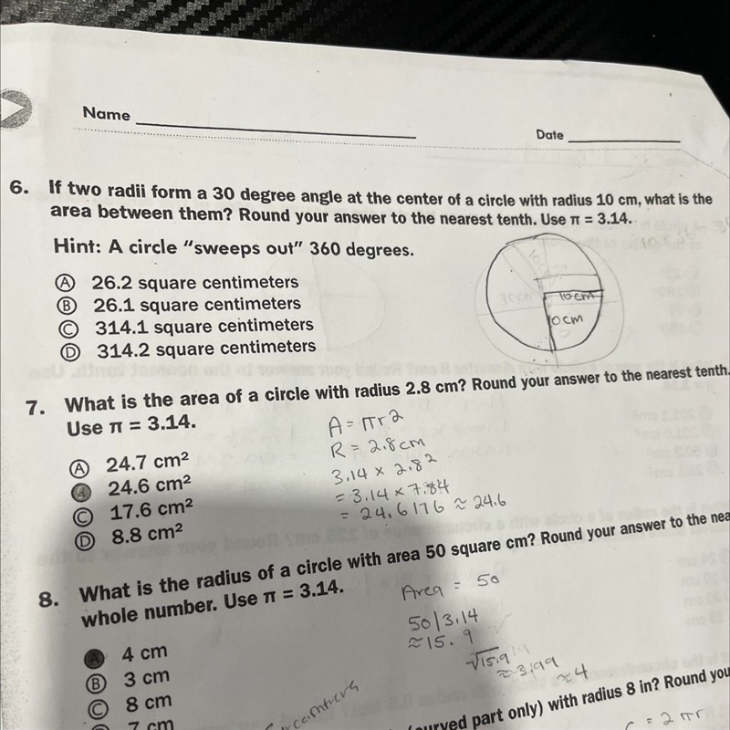 Answer to number 6 please-example-1