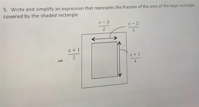 The answer is x-2/3(x-3) but i need the explanation-example-1