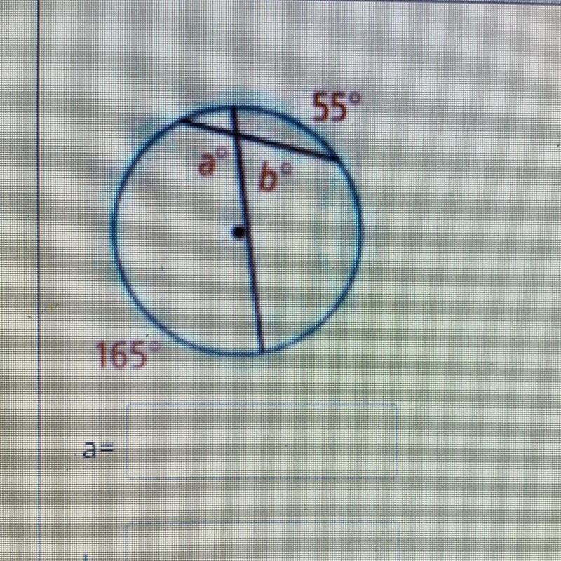 Using properties of angles , arcs, chords and redii to find measurements There’s not-example-1