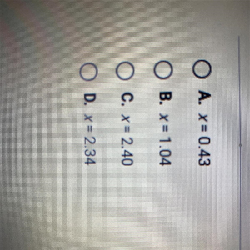 What is the solution to the equation below? Round your answer to twodecimal places-example-1