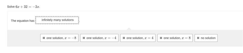 Please help 6x + 32 = -2x-example-1