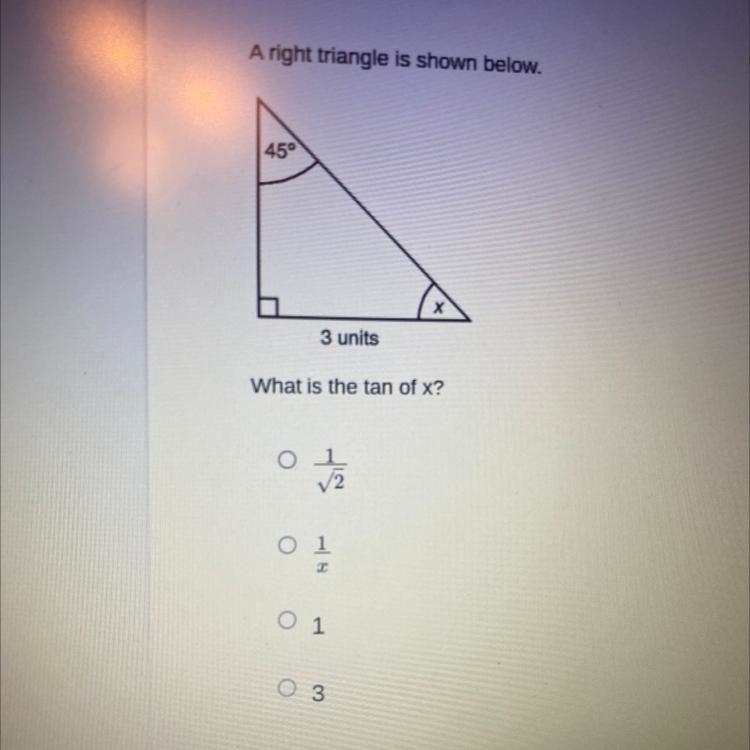 What is the tan if x?-example-1