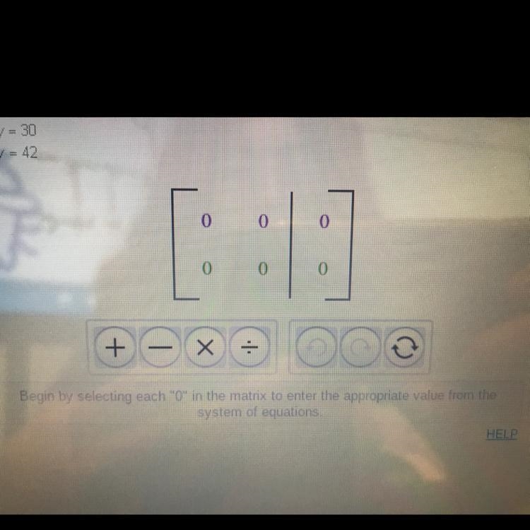 Which ordered pair is the solution to the system of equations below when using the-example-1