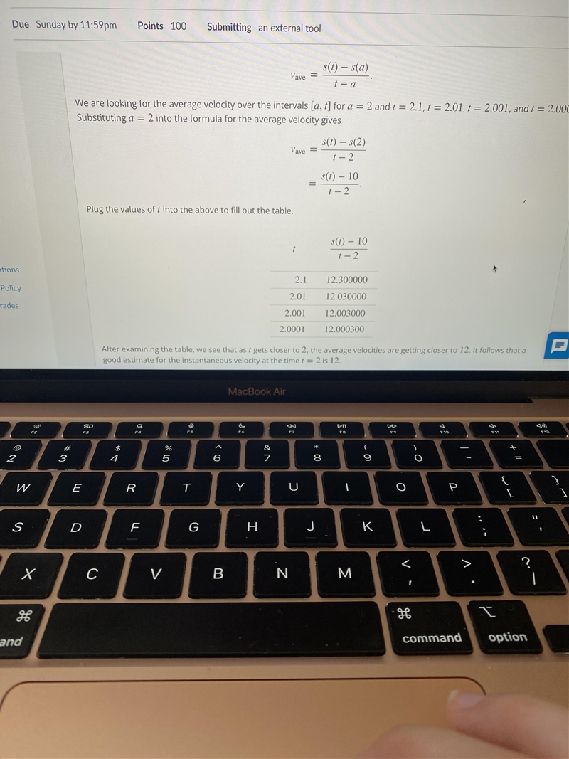 I need help understand how they got the solution/y for t.-example-1