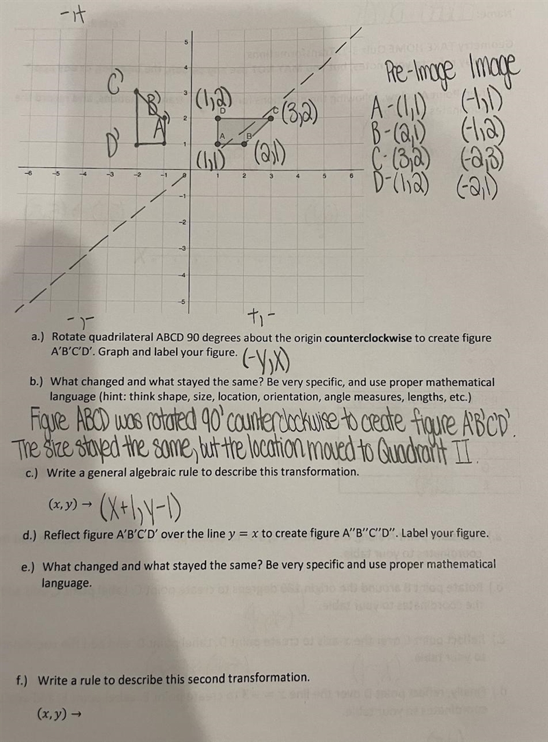 Answer C is (-y,x) can I have help with D-example-1