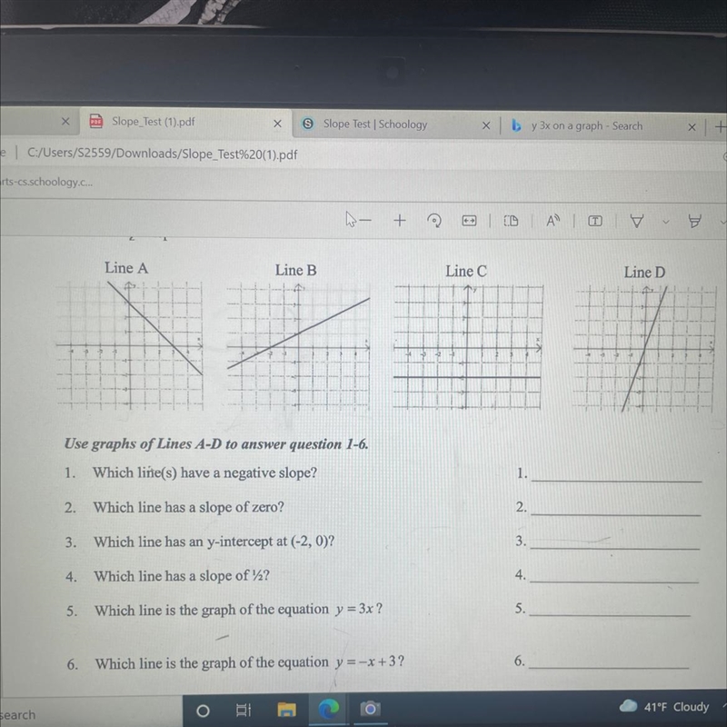 Y=3x on a graph a b c d-example-1