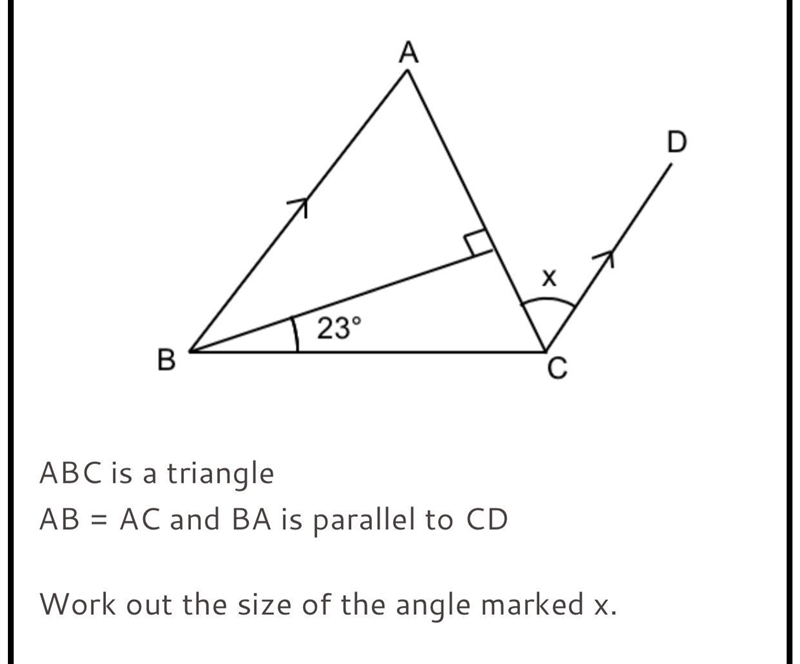 What is the value of x with clear working out please?-example-1