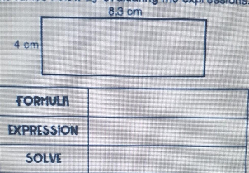 Use the formula V=lwh and A=bg to complete the table below by evaluating the expression-example-1