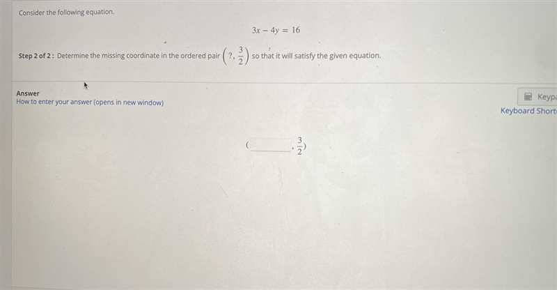 Determine the missing coordinate in the ordered pair(?,3/2) so that it will satisfy-example-1