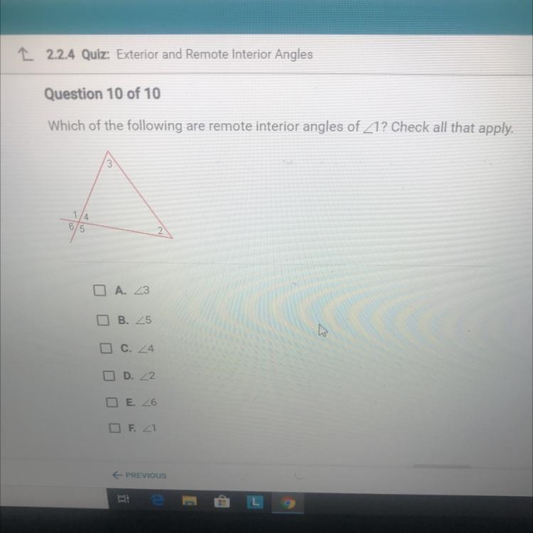 Which of the following are remote interior angles of _1? Check all that apply.33146.52O-example-1