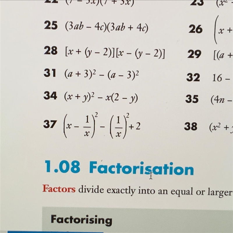 I need help solving question 37 please. I’m supposed to expand and simplify-example-1