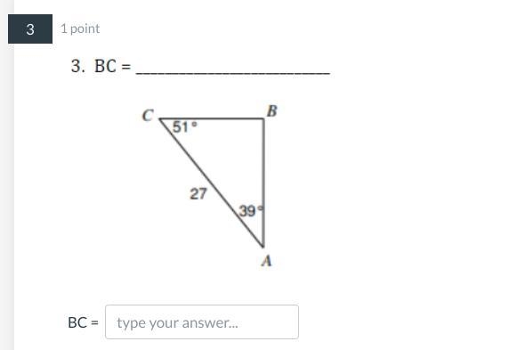 Please help, I dont know what formula to use. BC=?-example-1