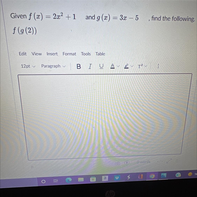 I need help understanding and finding the solution for (g(2))-example-1